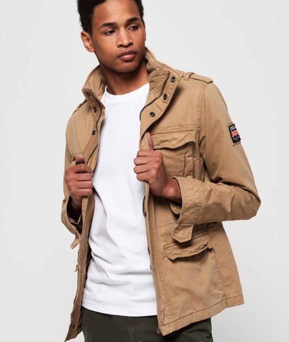 Superdry & Co Military Issue Rookie Edition Pocket Jacket Men’s Large in Khaki